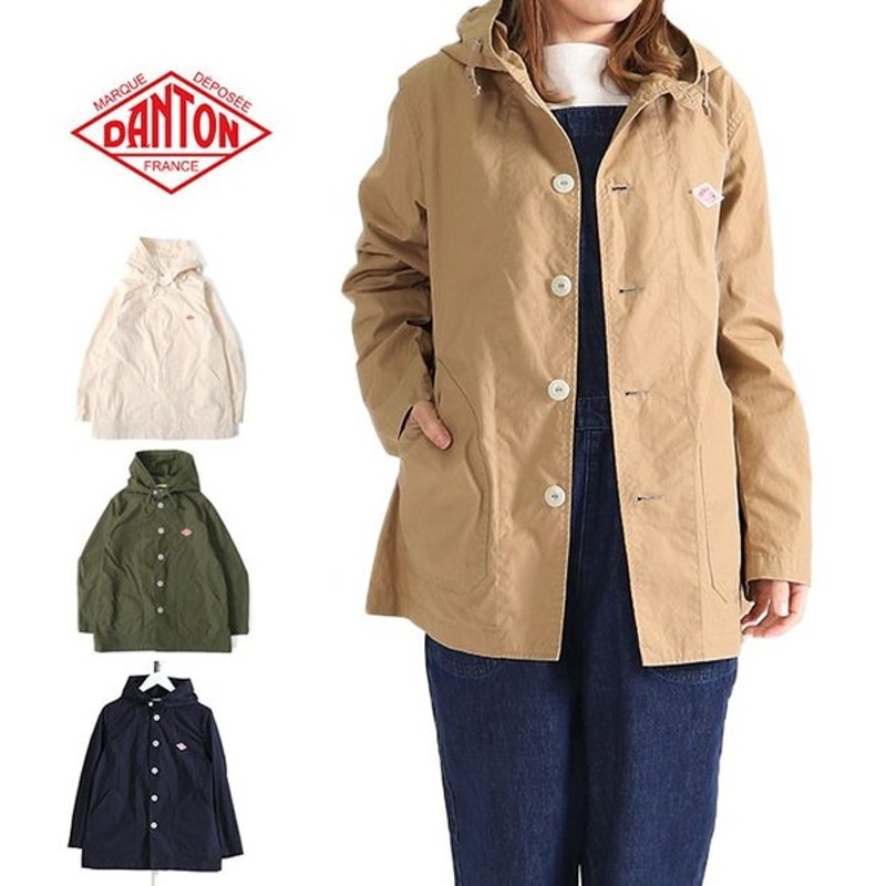Danton ダントン フード付き ジャケット Jd 48 Duk ワークジャケット レディース 通販 Lineポイント最大0 5 Get Lineショッピング