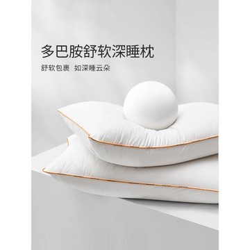 艾美家枕頭一對裝家用枕芯頸椎枕助睡眠學生柔軟回彈枕頭單人雙人