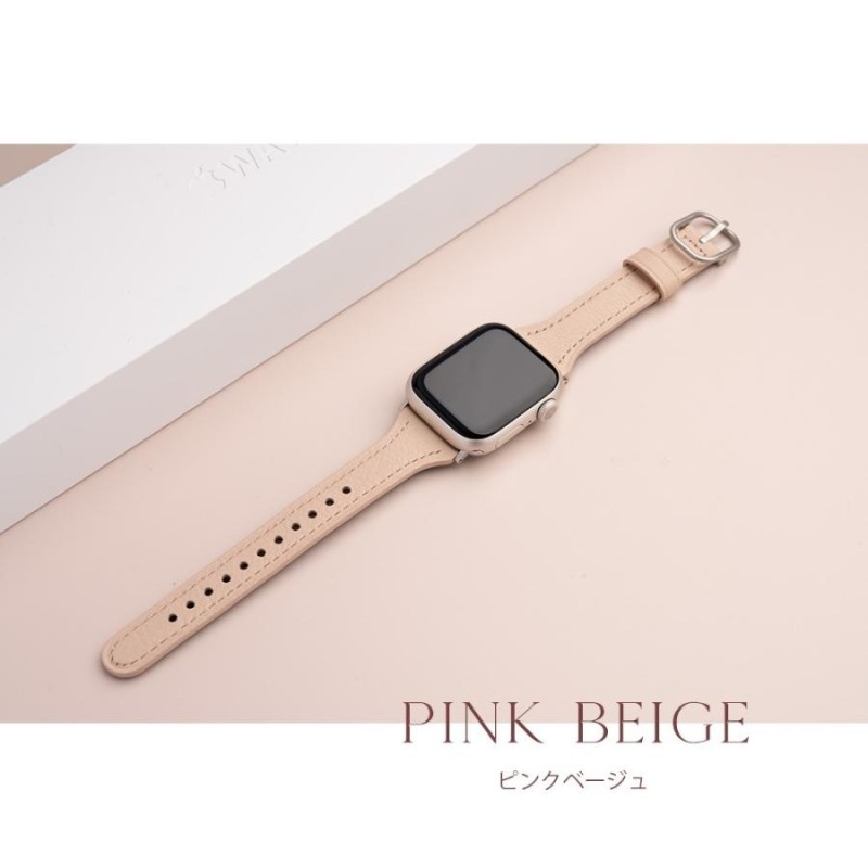 Apple バンド ベージュ Watch アップルウォッチ レザー 38mm 通販