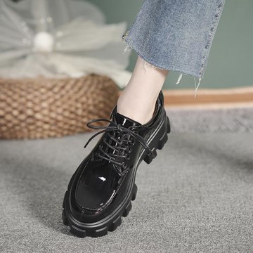34碼小碼英倫鞋女313233厚底小皮鞋44松糕鞋大碼女鞋41一43春秋款