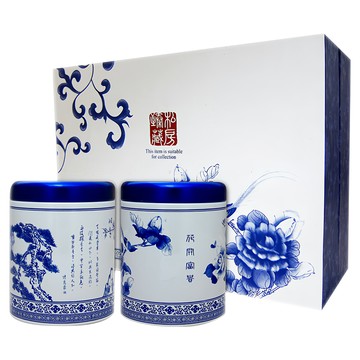 名池茶業 福壽梨山極品手採烏龍茶葉禮盒 私房臻藏款  75g  1盒  2罐