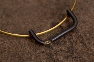 Reverse 逆物論環形項鍊 Mokume-gane Necklace