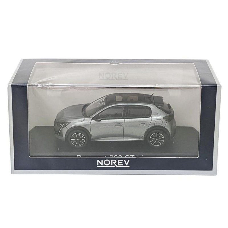 ノレブ 1/43 プジョー PEUGEOT 208 GT ライン 2019 プラチナグレー 