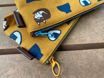 貓咪飯糰富士山拉鍊包