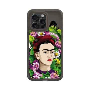 iPhone 15 Pro Max AirX 本質黑 - Frida Kahlo - 卡蘿與猴子