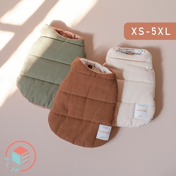 【CUBE】兩面可穿 工裝背心｜秋冬保暖 寵物衣服｜XS-4XL｜小型犬～大型犬衣服 貓咪保暖 柴犬 米克斯 貴賓