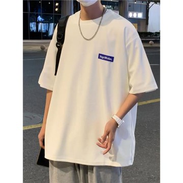 夏季潮牌短袖t恤男士ins上衣服學生潮流百搭休閑韓版寬松半袖體恤