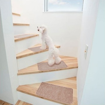 日本巧樂貼止滑樓梯墊 大地米 22x45cm 15片