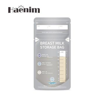 (優惠價119)Haenim韓國感溫母乳儲存袋-30入 180ml