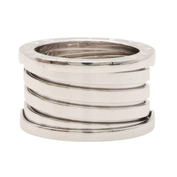 BVLGARI 寶格麗 18K白金 B.Zero1 4環 戒指 55 【二手名牌BRAND OFF】
