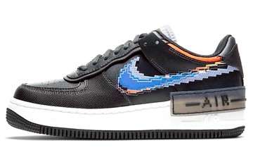 WMNS AIR FORCE 1 SHADOW SE PIXEL SWOOSH - OFF NOIR