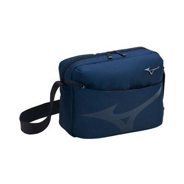 Mizuno 美津濃 斜背包 側背包 台灣製 藍 33TSC50214