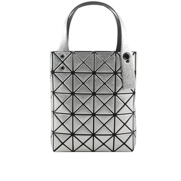 ISSEY MIYAKE BAO BAO 5X4 立體金屬色迷你方盒手提包(銀色)