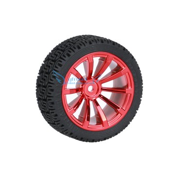 機器人輪胎  68mm輪胎 小車輪子 智能車模型1:10 海綿內膽