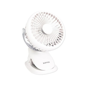 KINYO USB充電式可夾可立兩用風扇