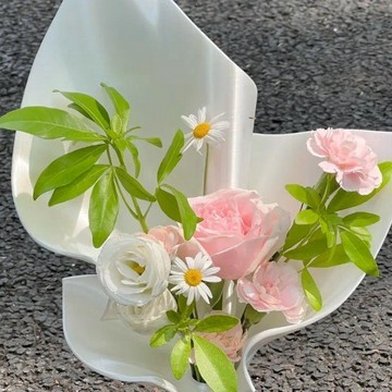 新上架👉3d打印花瓶網紅迷你小花束一體式包裝殼高級花瓶擺件交換禮物 送朋友禮物
