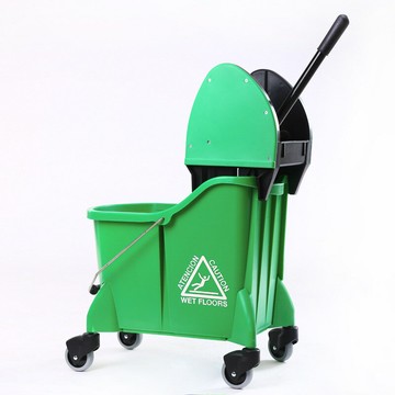 加厚榨水車水桶塑料金屬拖把收納清潔家用桶不銹鋼手提戶外[DD150210]