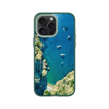 iPhone 15 Pro Max Clear 憂墨綠 - LOOK！多看我一眼 LOOK! Nature Seeks Attention - 大自然的傑作（蔚藍海岸）