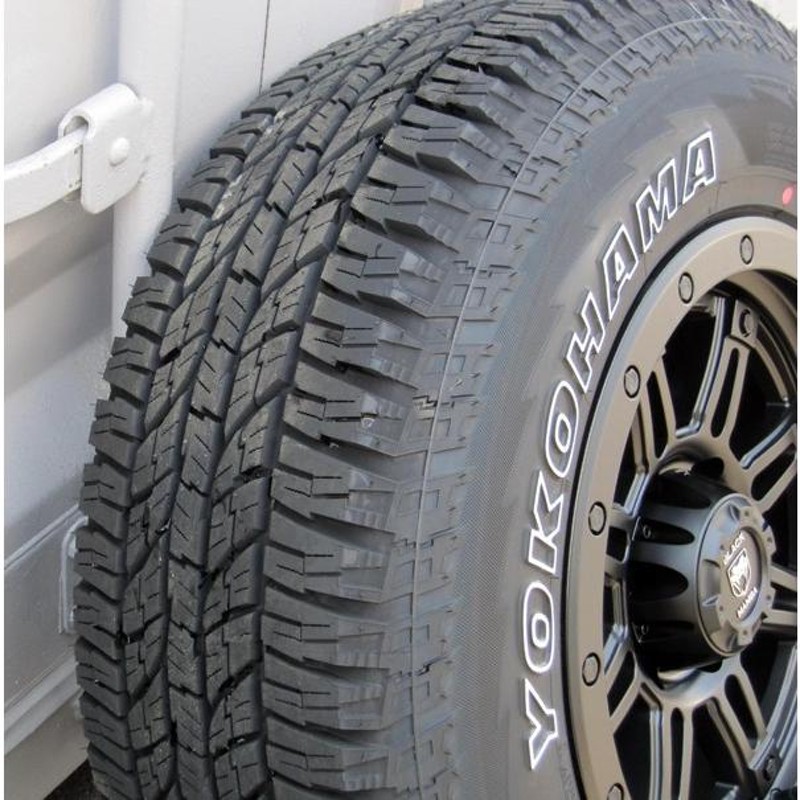 ランドクルーザー プラド サーフ FJクルーザー 265/70R17 YOKOHAMA ヨコハマ ジオランダー AT ホワイトレター 17インチ  タイヤホイール | LINEショッピング