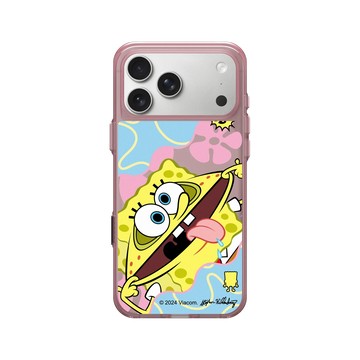 iPhone 17 Pro Max Clear (相機按鈕) 晶醺玫 - 海綿寶寶 SpongeBob - 搞笑海綿