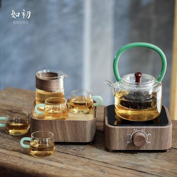 電陶爐玻璃煮茶壺煮茶器套裝2024新款加厚耐高溫燒水泡茶壺煮茶爐