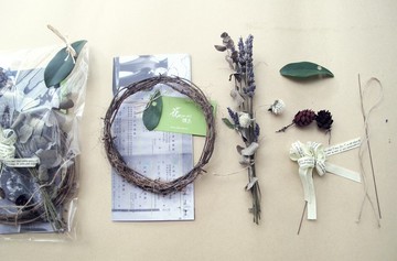 香氛聖誕花圈材料包