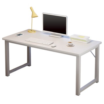 【AOTTO】簡約加厚款鋼木書桌-120CM(辦公桌 電腦桌)暖白色