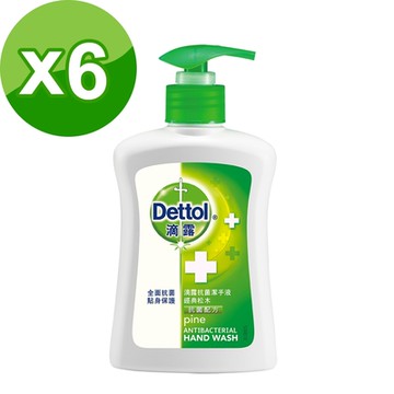 滴露Dettol-經典松木潔手液(250mlx6)