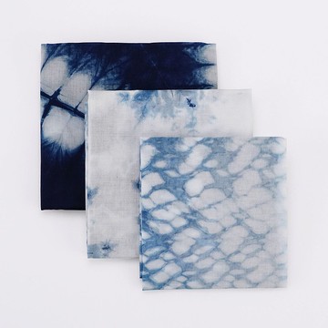 藍染工藝│手帕│MIT台灣在地工藝家製造│聖誕禮物