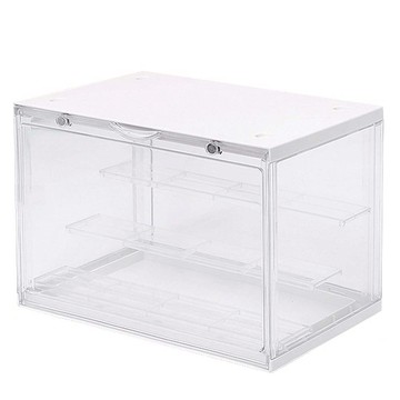 FAmILyLIFE 生活 潮玩台階磁吸門展示盒 A-499 3層  中(30 x 17 x 23.4cm)  1個