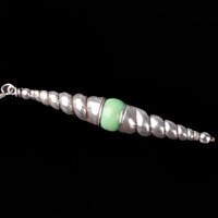 古件綠松石銀耳飾