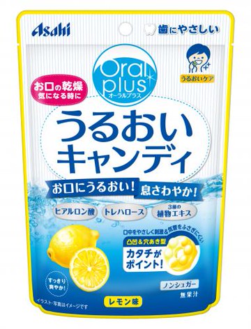 Asahi moisture candy (lemon flavor) 57g