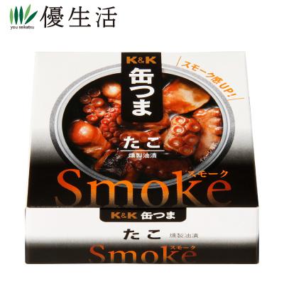 防災 備蓄 おつまみ K＆K 缶つまSmoke たこ12缶 送料無料