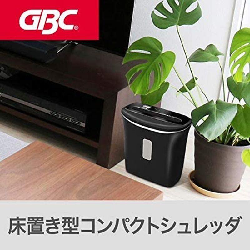 GBC シュレッダー 家庭用 小オフィス用 極小細断 マイクロクロスカット 最大細断枚数5枚 連続使用約3分 プラスチックカードも細断可能