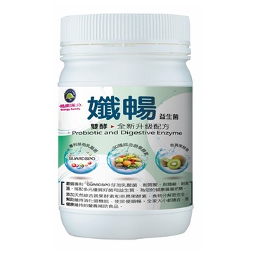 [佑全保健藥妝]健康滿分孅暢雙酵益生菌顆粒300g/瓶