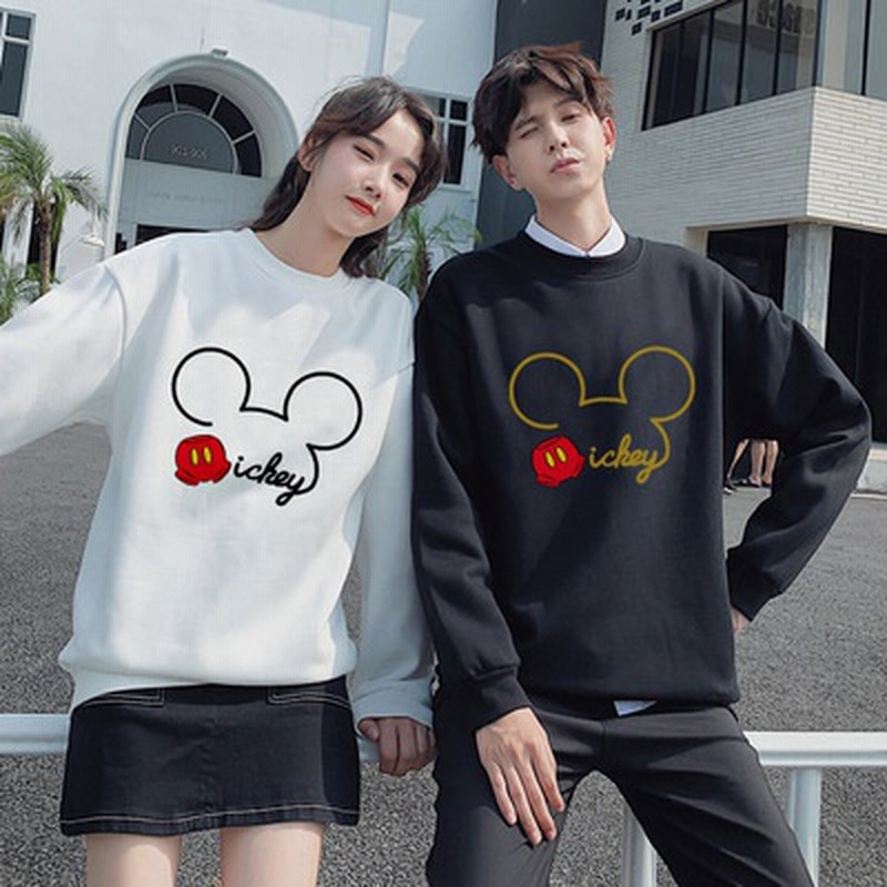 2019新発売 先着50名激安 7色秋冬ファション友達 恋人同士ペア 大きいサイズ S 2xl ペア ミッキーマウス 秋服 ペアルックパーカー スウェット お揃い ディズニートレーナー 通販 Lineポイント最大get Lineショッピング