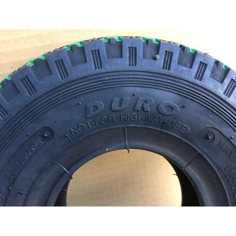 各4本 3.00-4 4PR DURO HF-210 タイヤチューブセット デュロ 300x4