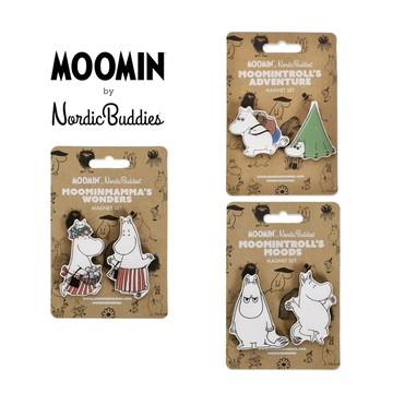 生日禮物【Nordic Buddies】MOOMIN 姆明造型磁鐵｜禮物包裝 快速出貨