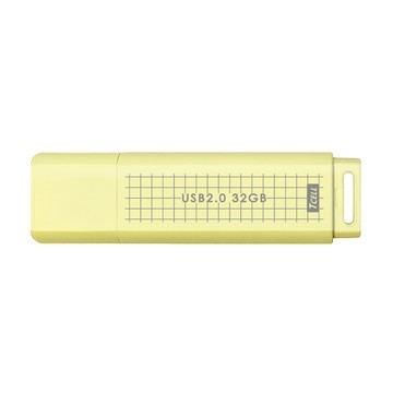 TCELL USB2.0 32GB 文具風隨身碟(奶油色)-3入組