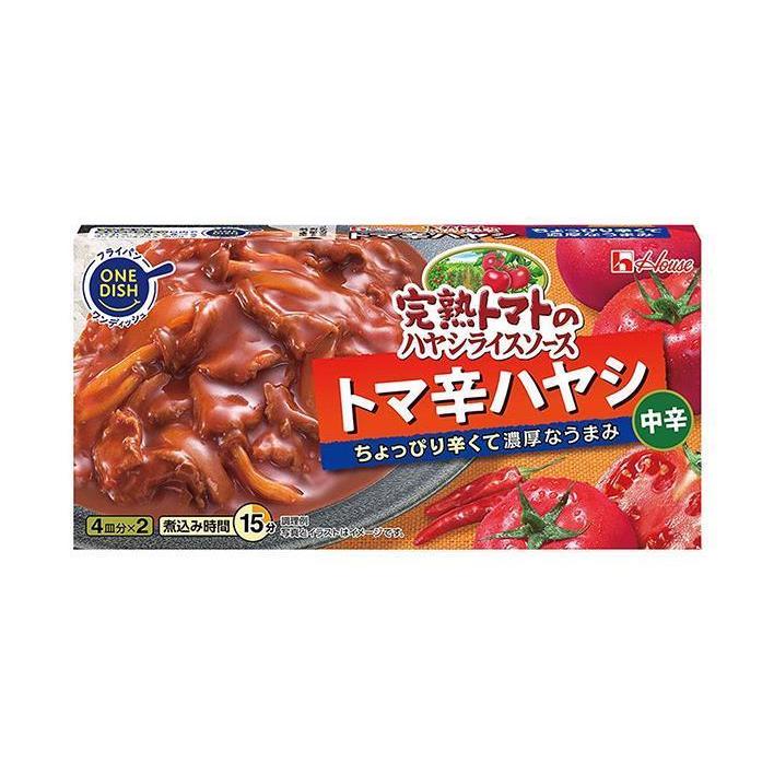 ハウス食品 完熟トマトのハヤシライスソース トマ辛ハヤシ 151g×10箱入｜ 送料無料