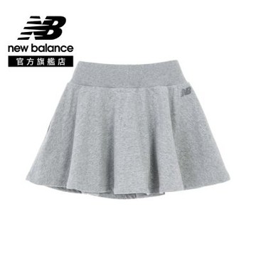 【New Balance】棉質短裙(內含褲)_女性_灰色_WB62U9FHAGT 版型正常