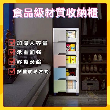 🚀台灣出貨 免運🚀收納櫃 收納柜子 馬卡龍收納櫃 廚房置物架衛生間窄縫隙儲物收納箱抽屜式收納用具 廚房收納 衛浴收納