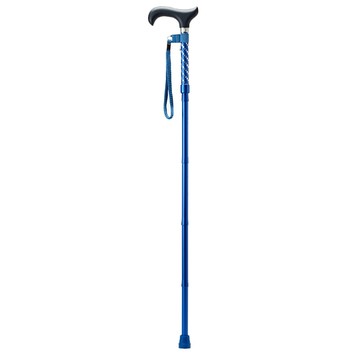 【海夫健康生活館】Merry Sticks 悅杖醫療用手杖(未滅菌) 璀璨星空系列 5段折疊式 閃耀手杖(星空深藍)