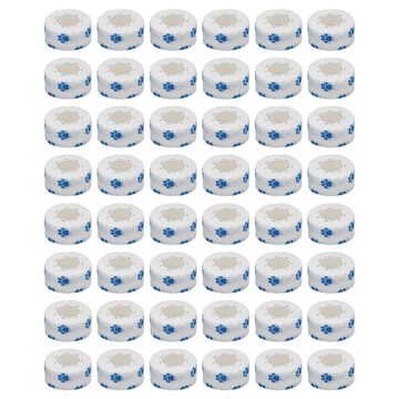 毛皇上 彈力自黏寵物繃帶 白底藍爪 小號  587g  48捲