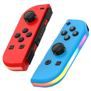 Switch joycon左右游戲手柄炫彩RGB燈效喚醒5.2震動體感NS手【北歐家居生活】