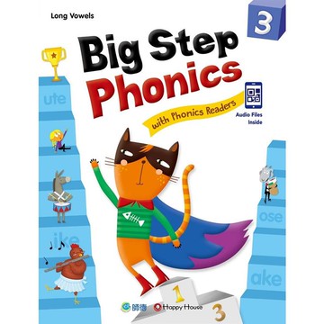 Big Step Phonics with Phonics Readers 3（課本＋練習本＋線上資源） （附QR CODE音檔隨掃即聽）