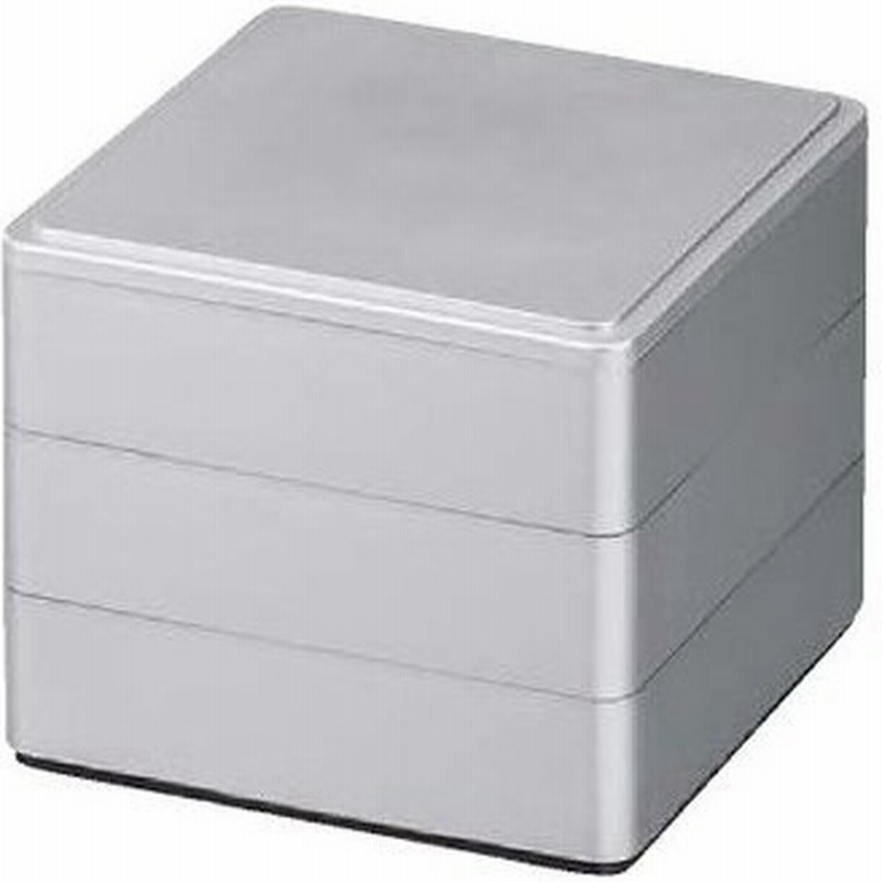 重箱 おせち 正月 5 0寸彩重 銀 3段 通販 Lineポイント最大0 5 Get Lineショッピング