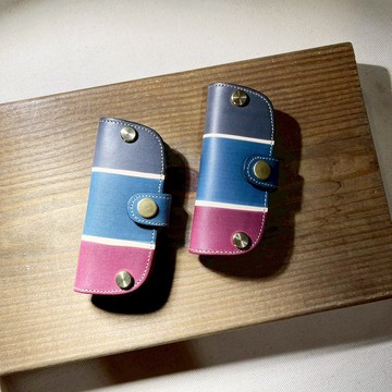 鑰匙套_一般鑰匙用_長版雙軸中扣_如是三原色