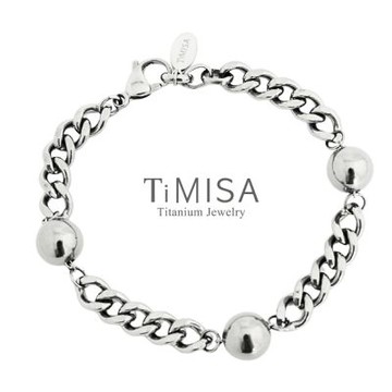 TiMISA《鈦度三元素(XL)》10mm 純鈦手鍊