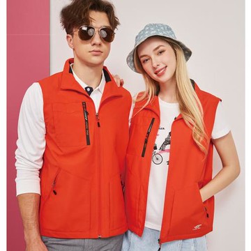 【Londa POLO】多口袋網裡背心(P248404亮桔)